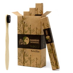 Bamboo Toothbrush - Charcoal - 1 unit