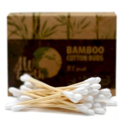 Box of 200 Bamboo Cotton Swabs