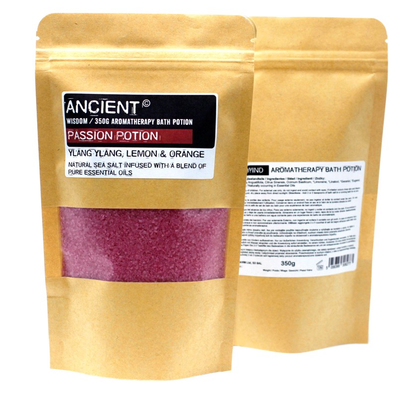 Potion d’aromathérapie en sac en papier 350g - Passion-POTIONS DE BAIN AROMATHÉRAPIE-HOSTENATURA