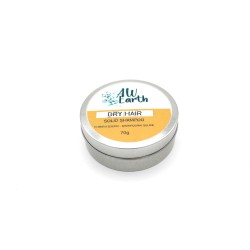 Shampoing solide fait main en boîte - Cheveux secs - 70 gr. - Vegan