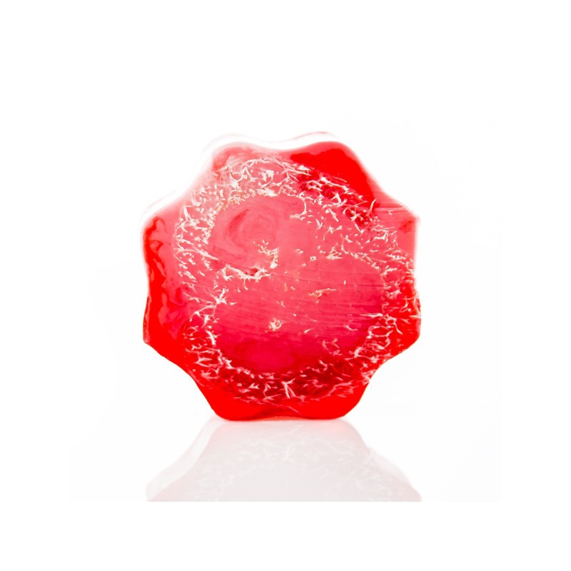 Loofah Soap Bar 1.8kg - Strawberry-MASSAGER AND EXFOLIATING LUFFA SOAPS-HOSTENATURA