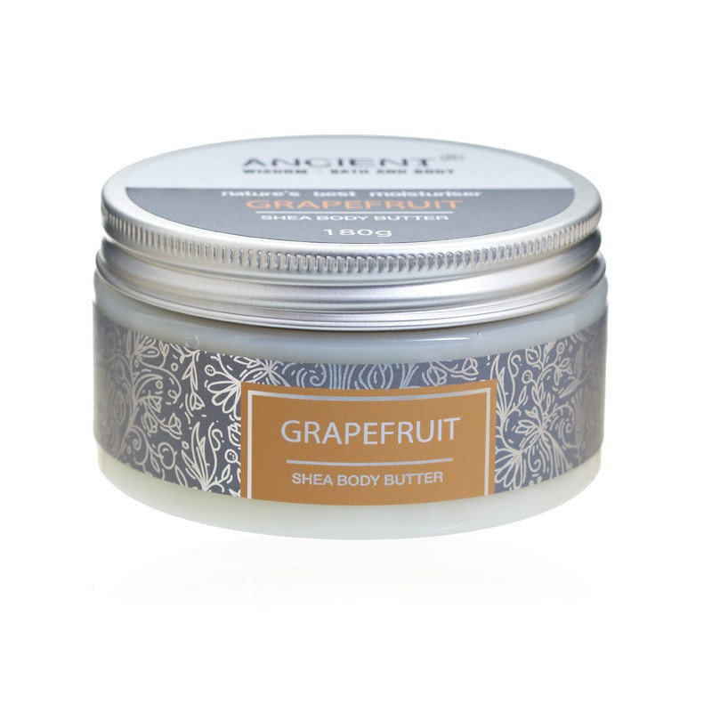 Shea Butter 180g - Grapefruit - Shea Body Butter-SHEA BODY BUTTER-HOSTENATURA