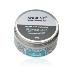 Shea Butter 180g - Lake Flowers - Bulgariako arrosak, bioleta, bainila eta musk zuria - Shea Body Butter