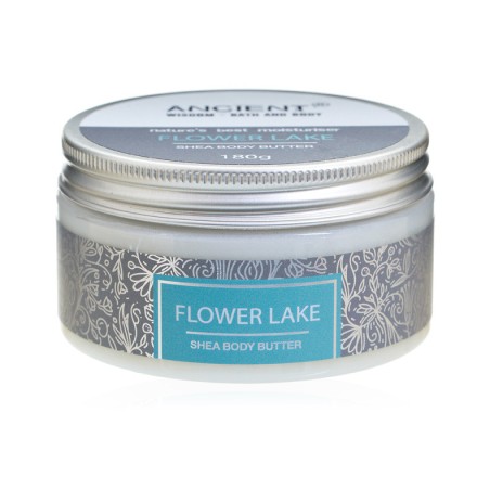 Manteca de Karité 180g - Flores de Lago - Rosas de Bulgaria, violeta, vainilla y almizcle blanco - Shea Body Butter