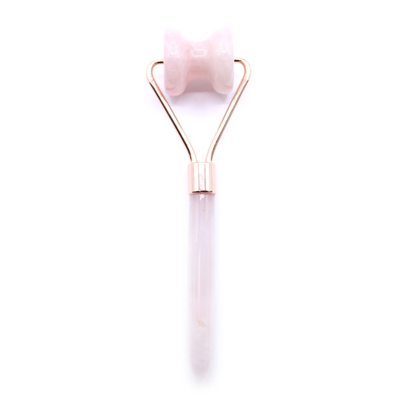 Gemstone Facial Roller - Rose Quartz-GEMSTONE ROLLERS-HOSTENATURA