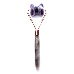 Gemstone Aurpegiko Roller - Ametista