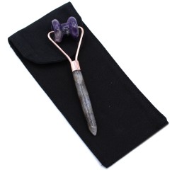 Gemstone Aurpegiko Roller - Ametista