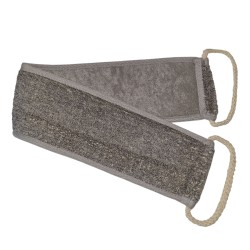 Back Tape in Bamboo & Linen - Charcoal