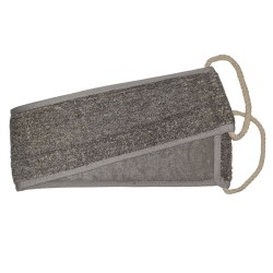 Back Tape in Bamboo & Linen - Charcoal