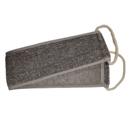 Back Tape in Bamboo & Linen - Charcoal