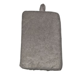 Bamboo & Linen Bath Sponge - Charcoal