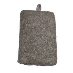 Bamboo & Linen Bath Sponge - Charcoal