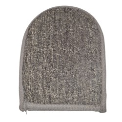 Bamboo & Linen Bath Mitten - Charcoal