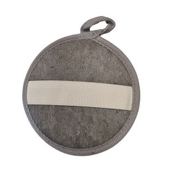 Bamboo & Linen Bath Pad - Charcoal