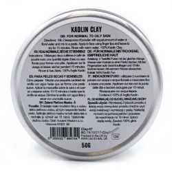 Kaolin Clay Mask 50g - Larruazala sakon garbitzen du eta olioa xurgatzen du