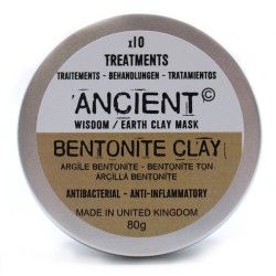 Bentoniet Kleimasker 80g - Acne, wonden, huidallergieën