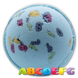 Alfabetische bath bombs - Granaatappel en Cassis - 1 eenheid 180gr.