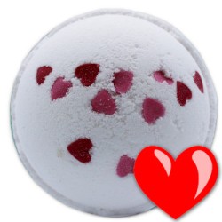 Bomba de baño de Corazones de Amor - Flores Silvestres - 1 unidad 180gr.