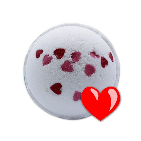 Hearts of Love Bath Bomb - Wild Flowers - 1 unit 180gr.