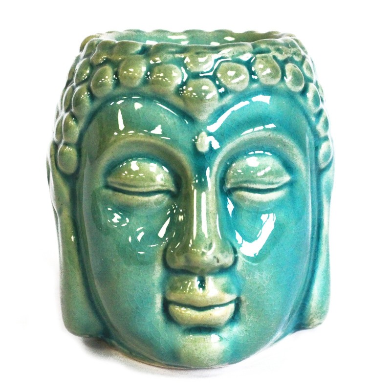 Buddha Oil Burner - Blue-CLASSIC BUDDHA OIL BURNERS-HOSTENATURA