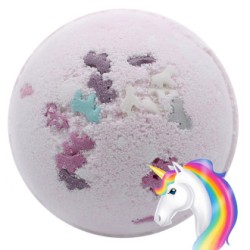 Bomba da bagno Magical Unicorns - Fico bianco - 1 unità 180gr.