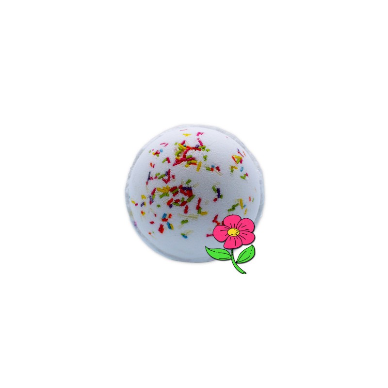 Rainbow Bath Bomb - Summer Peonies - 1 unit 180gr.-BATH BOMBS-HOSTENATURA