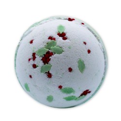 Bomba de baño de Nadal - Bayas de acebo e muérdago - 1 unidade 180gr.