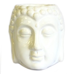 Buddha oil burner - white