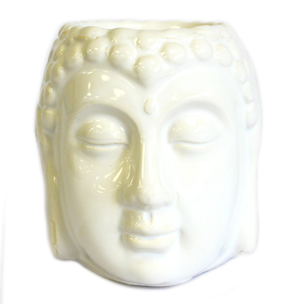 Quemador aceite Buda - blanco-BUDDHA OLIO ERRETZAILE KLASIKOAK-HOSTENATURA