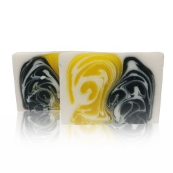 Handmade soap 1.2kg - Day and Night - Yellow and Black