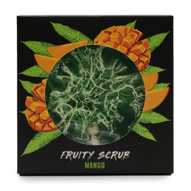 Fruity Exfoliating Soap - Mango-MASSAGER AND EXFOLIATING LUFFA SOAPS-HOSTENATURA