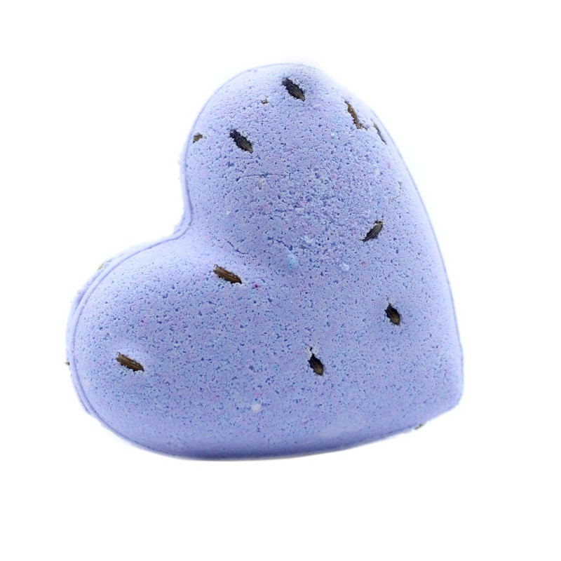 Bomba da bagno Love Heart 70 g - Lavanda francese-BOMBE DA BAGNO-HOSTENATURA