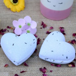 Love Heart Bath Bomb 70g - Franse lavendel