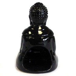 Bruciatore di olio Buddha seduto - nero - 3