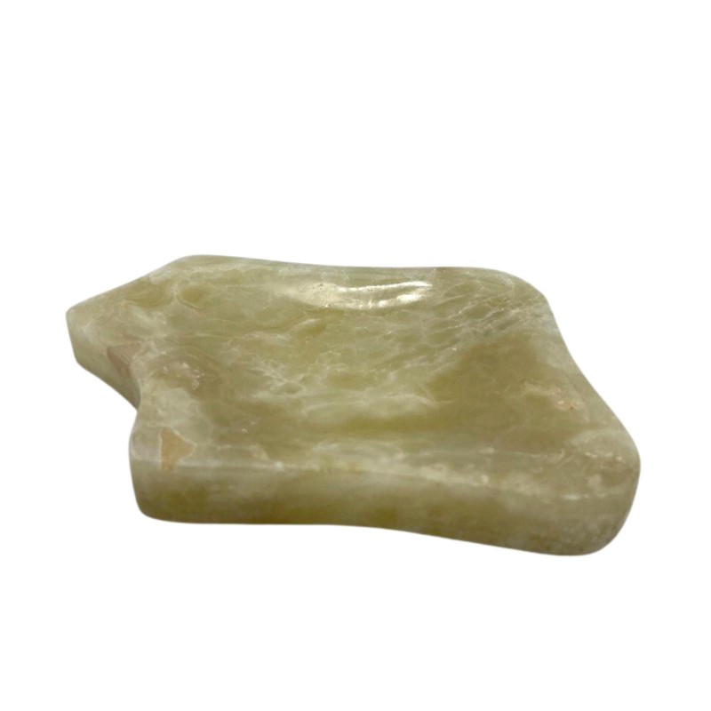 Natural Honey Onxy Soap Dish-NATURAL STONE SOAP DISHES-HOSTENATURA