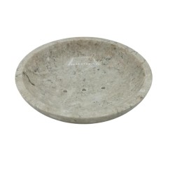 Round Marble Soap Dish Honey Round