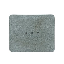 Square Zizolit stone soap dish