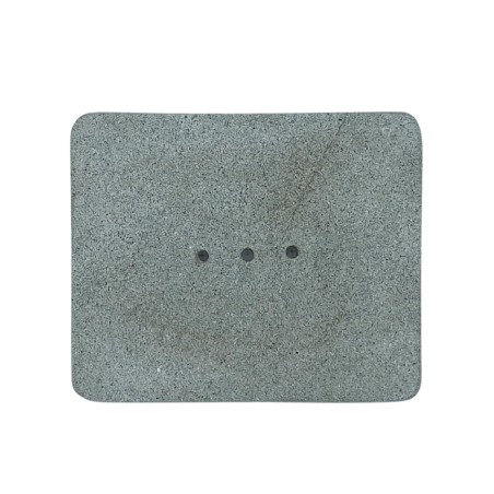 Square Zizolit stone soap dish