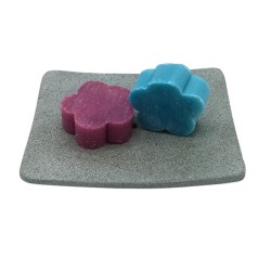 Square Zizolit stone soap dish