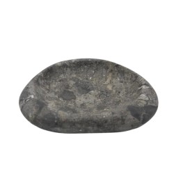 Trioval Marble Soap Dish / Natural stone holder for incense (incense stick)