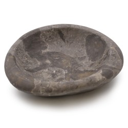 Trioval Marble Soap Dish / Natural stone holder for incense (incense stick)