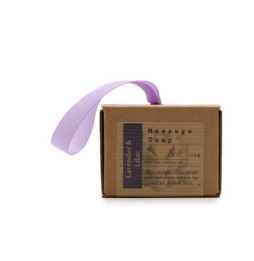 Jabon de masaje individual en caja - Lavanda y lila