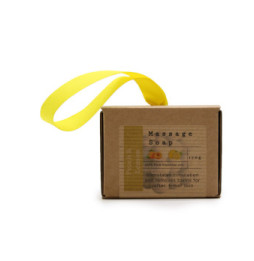 Jabon de masaje individual en caja - Melocotón y limón