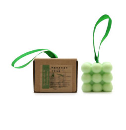 Jabon de masaje individual en caja - Menta verde y eucalipto