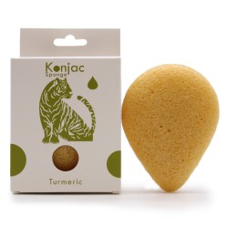 Konjac Aurpegiko belakia - Turmeric - Zimurren aurkakoa