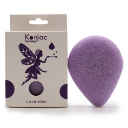 Burete facial Konjac - Lavanda - Calmant