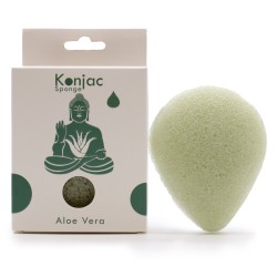 Gąbka do twarzy Konjac - Aloe Vera - Uzdrowienie