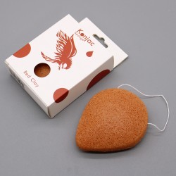 Konjac Facial Sponge - Red Clay - Rejuvenating