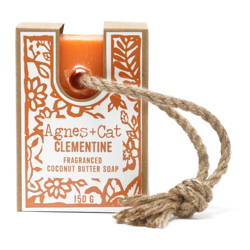 Soap with Cord - Clementina - Agnes&Cat-Agnes&Cat CORD CUT SOAPS-HOSTENATURA