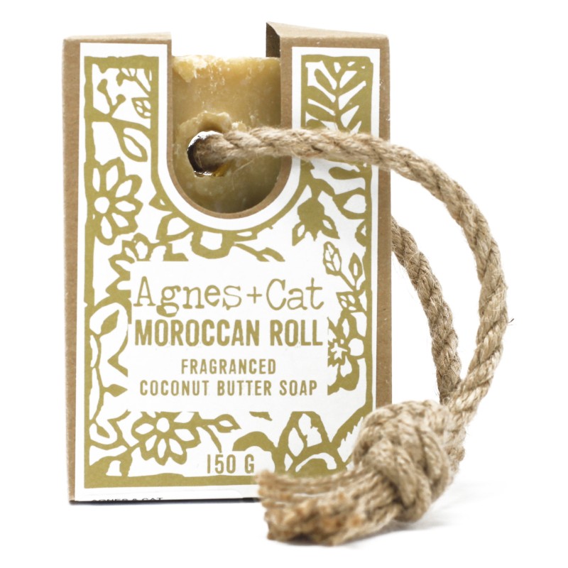 Soap with Cord - Moroccan Roll - Agnes&Cat-Agnes&Cat CORD CUT SOAPS-HOSTENATURA